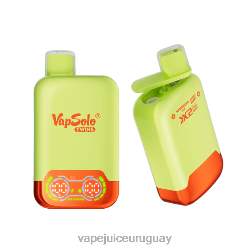 Vapsolo TWINS vaporizador desechable hielo de sandía y bayas mixtas DNFDX146 Vape Uruguay