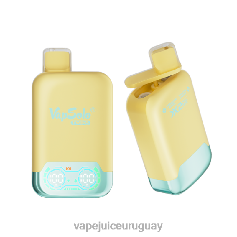 Vapsolo TWINS vaporizador desechable piña, coco y fresa, plátano DNFDX143 Vape Desechable Uruguay