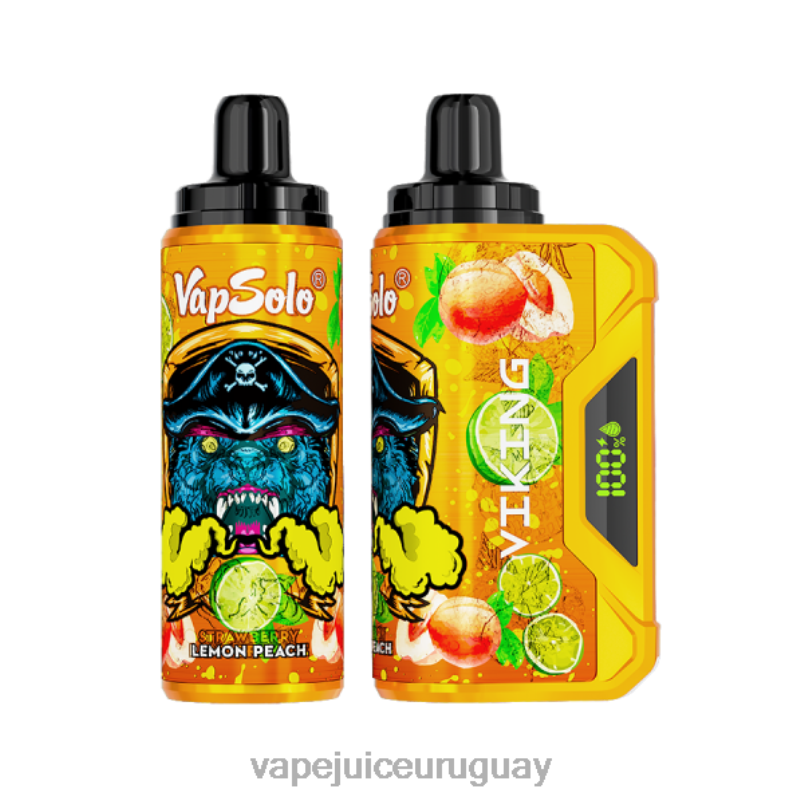 Vapsolo VIKING vaporizador desechable durazno limon DNFDX153 Vape Desechable Uruguay