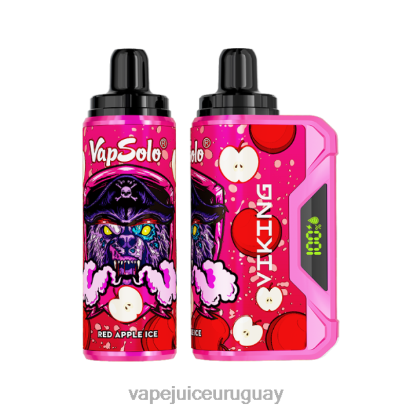 Vapsolo VIKING vaporizador desechable hielo de manzana roja DNFDX154 Fume Vape Uruguay