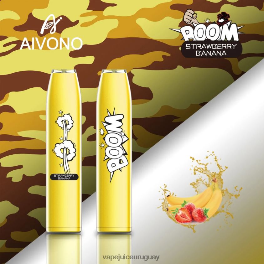 Aivono AIM BOOM 600 plátano fresa - D620ZZ363 Vape Desechable Uruguay