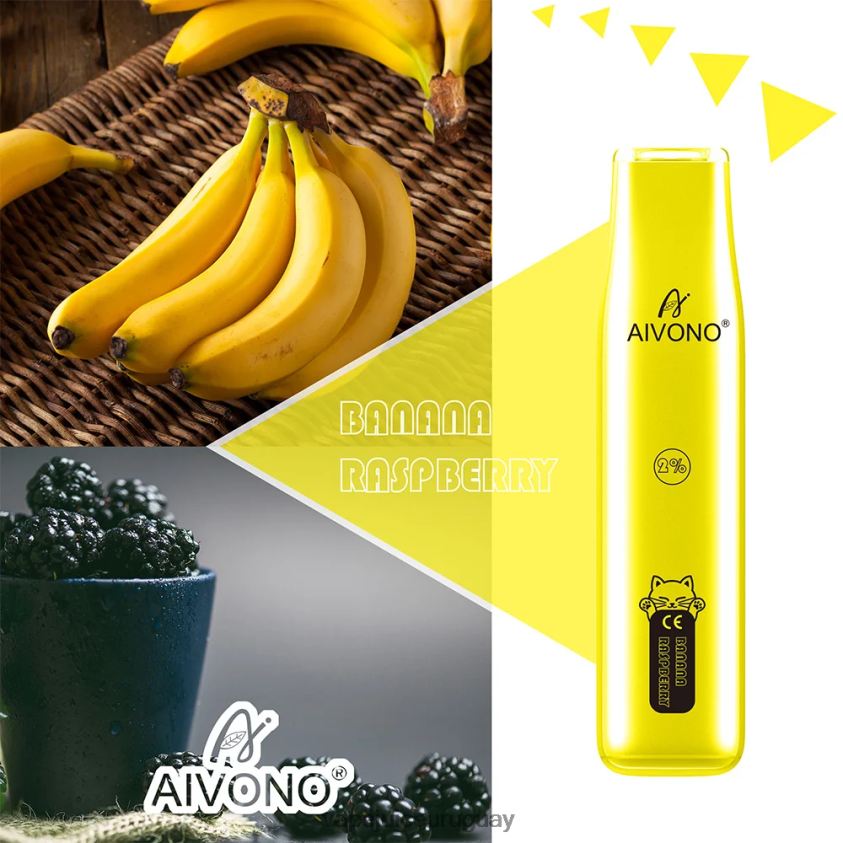 Aivono AIM CAT 400 frambuesa plátano - D620ZZ334 Vape Uruguay