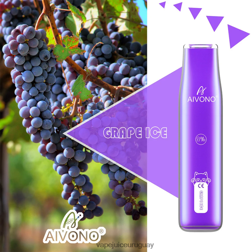 Aivono AIM CAT 400 hielo de uva - D620ZZ337 Vape Uruguay