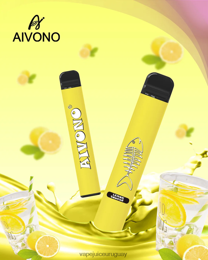 Aivono AIM FISHBONE 600 escuadrón limón - D620ZZ287 Vape Recargable