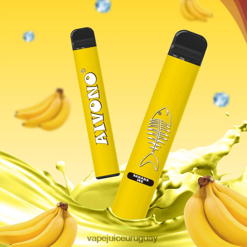 Aivono AIM FISHBONE 600 hielo de plátano - D620ZZ276 Vape Desechable Uruguay