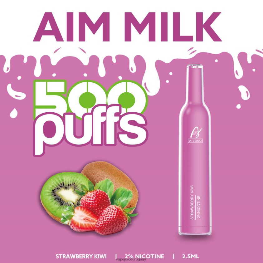 Aivono AIM MILK 500 kiwi fresa - D620ZZ271 Vape Uruguay