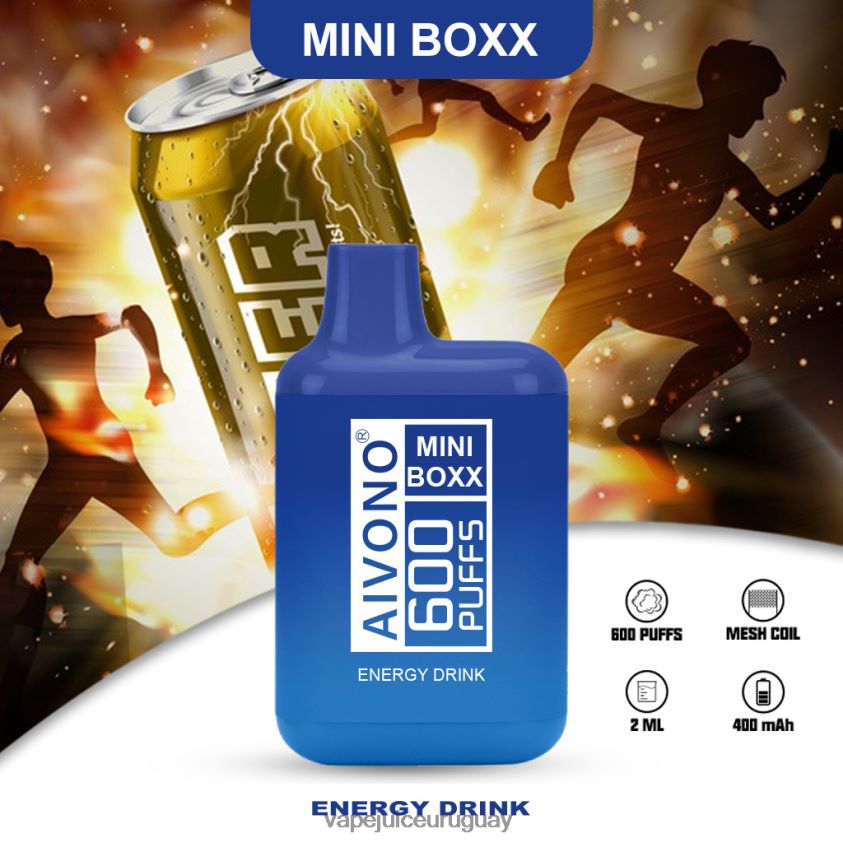 Aivono AIM MINI BOXX 600 bebida energética - D620ZZ237 Vape Desechable Uruguay