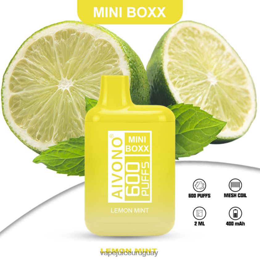 Aivono AIM MINI BOXX 600 menta limon - D620ZZ233 Vape Recargable