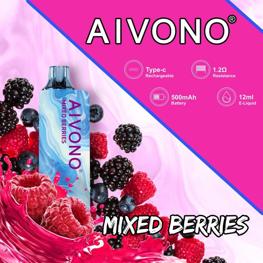 Aivono AIM GUN 7000 bayas mixtas - D620ZZ111 Vape Desechable Uruguay