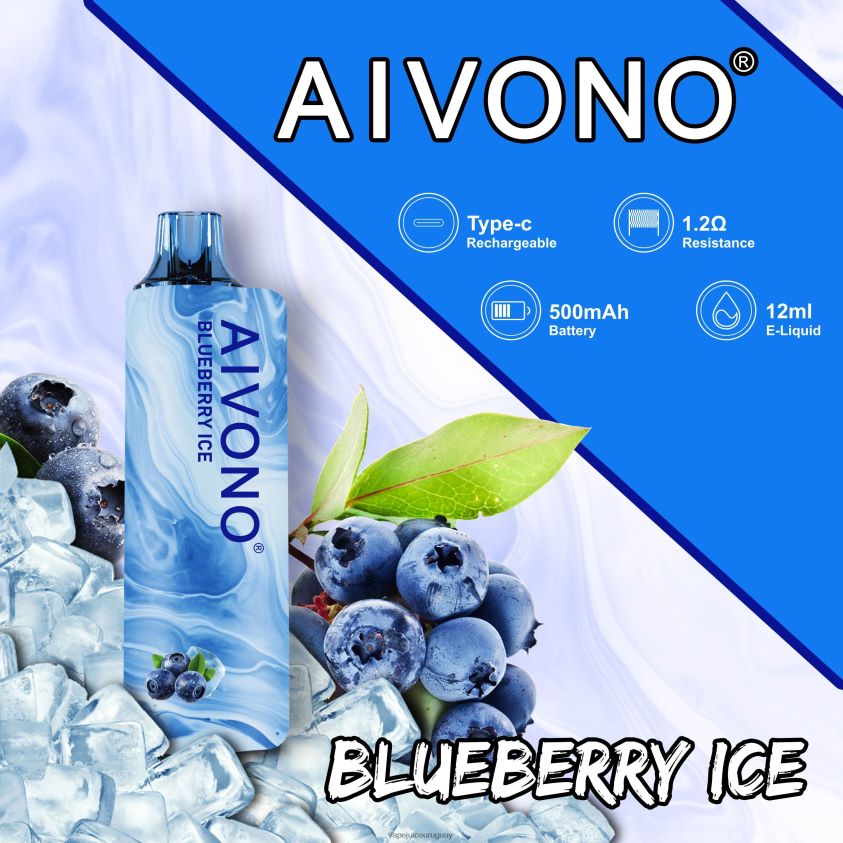 Aivono AIM GUN 7000 hielo de arándanos - D620ZZ104 Vape Recargable
