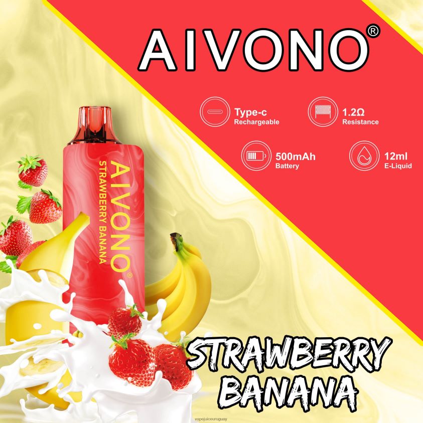 Aivono AIM GUN 7000 plátano fresa - D620ZZ107 Vape Recargable