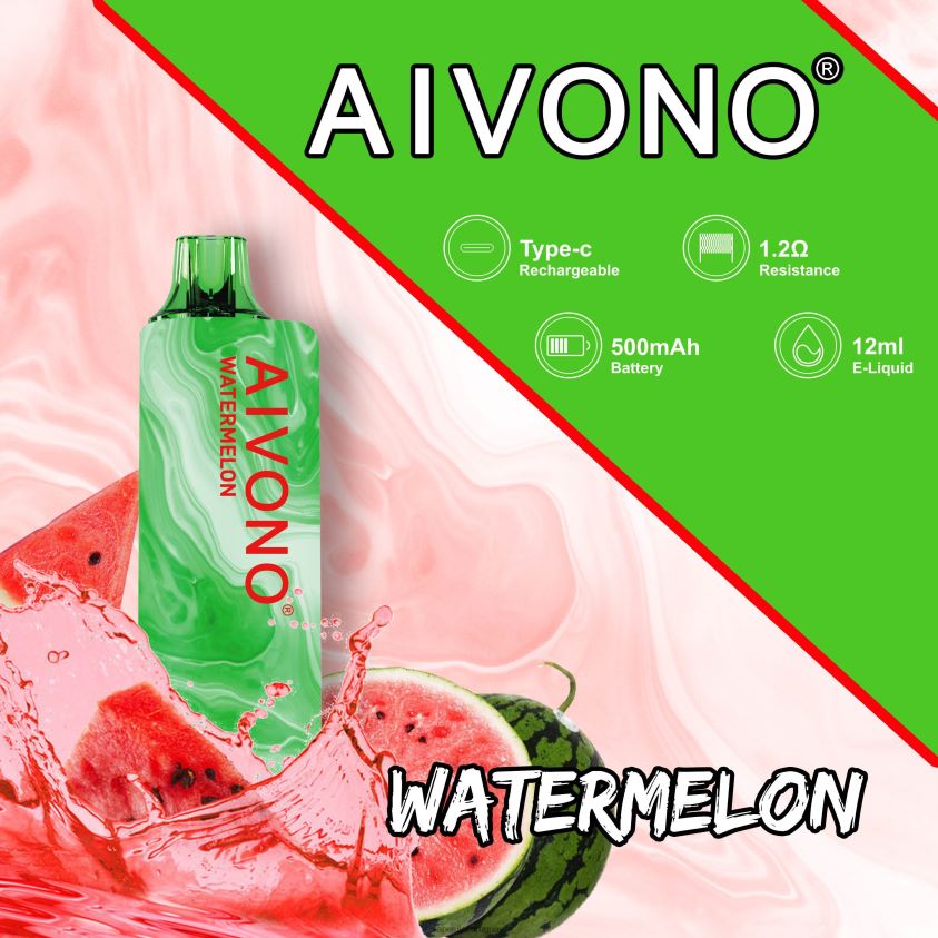 Aivono AIM GUN 7000 sandía - D620ZZ110 Vape Recargable