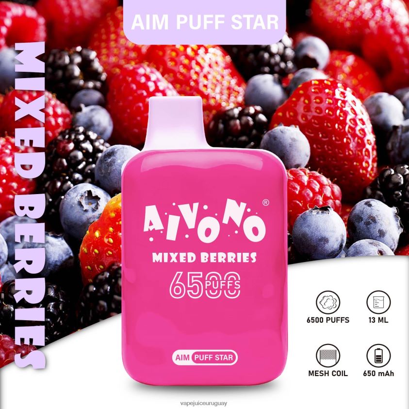 Aivono AIM PUFF STAR 6500 bayas mixtas - D620ZZ290 Vape Recargable