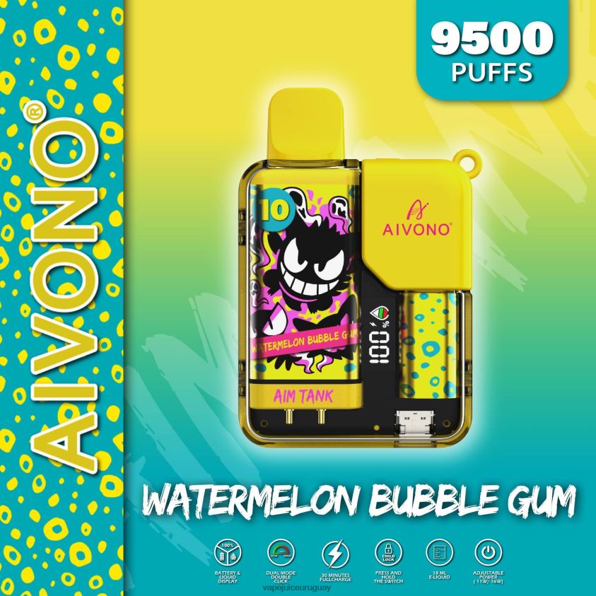 Aivono AIM TANK 9500 chicle de sandía - D620ZZ44 Vape Recargable