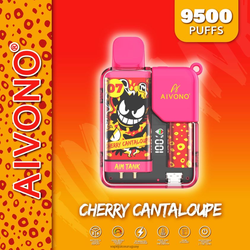 Aivono AIM TANK 9500 melón cereza - D620ZZ45 Vape Desechable Uruguay