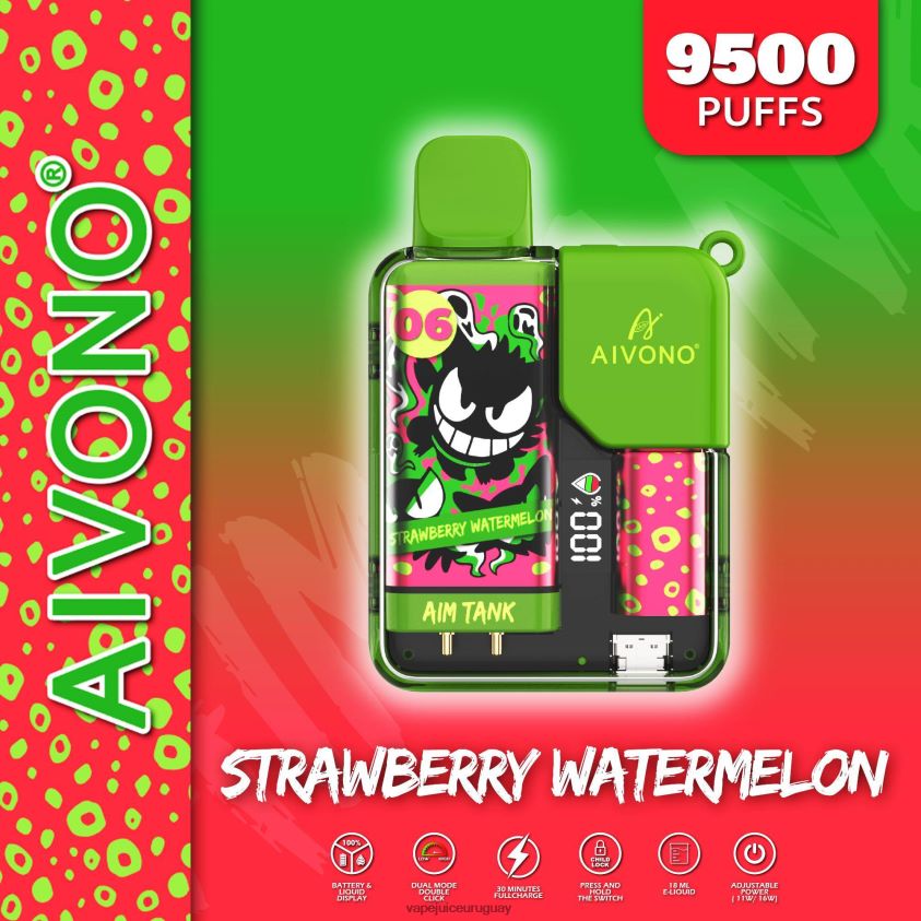 Aivono AIM TANK 9500 sandia fresa - D620ZZ46 Vape Uruguay