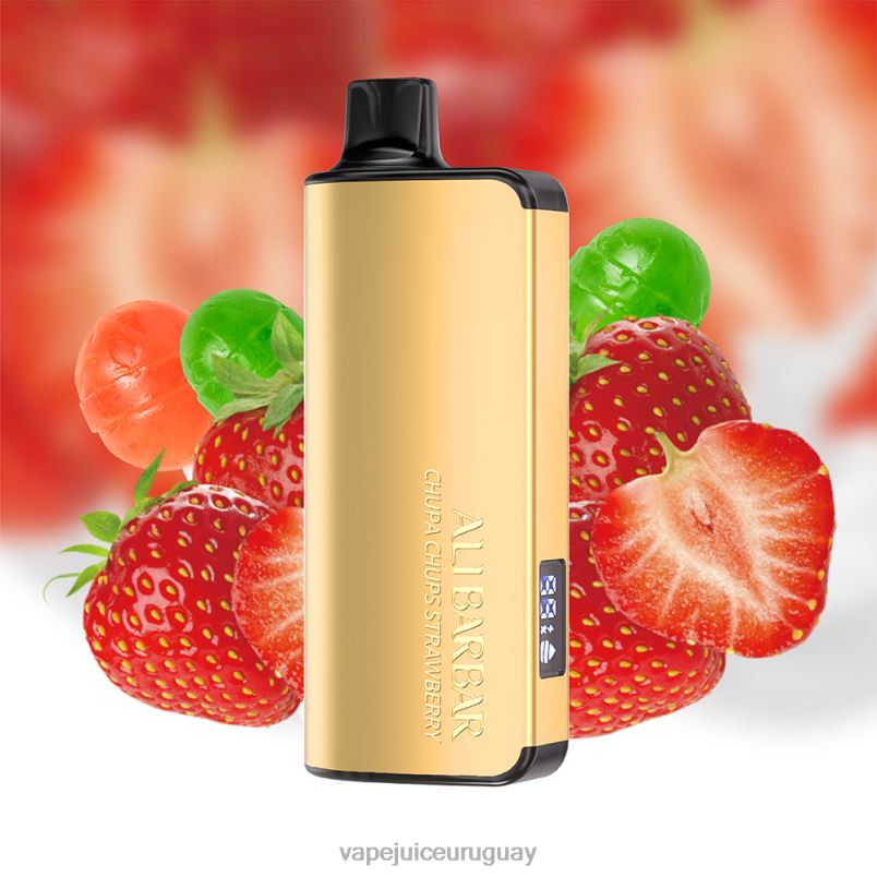 Alibarbar Ingot 9000 vaporizadores desechables chupa chups fresa DNFDX17 Vape Recargable