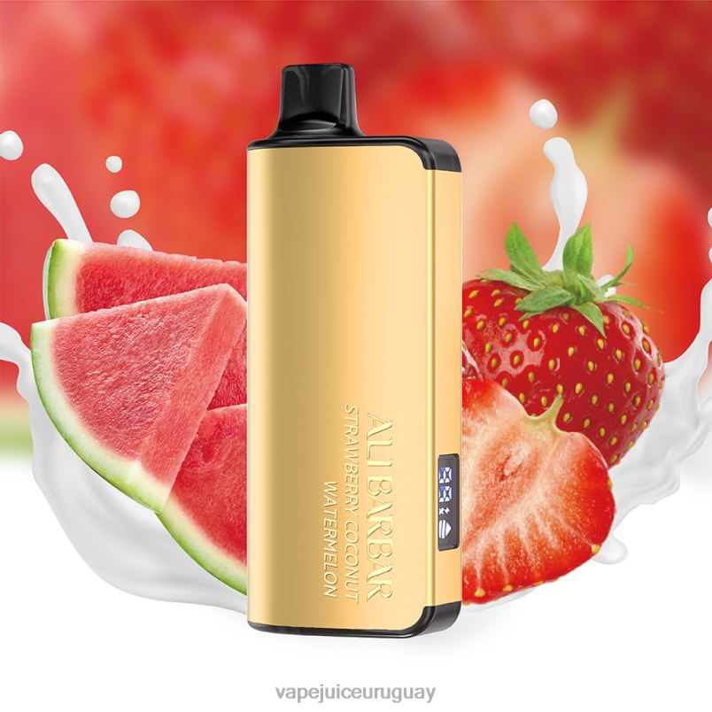 Alibarbar Ingot 9000 vaporizadores desechables sandía coco fresa DNFDX24 Fume Vape Uruguay
