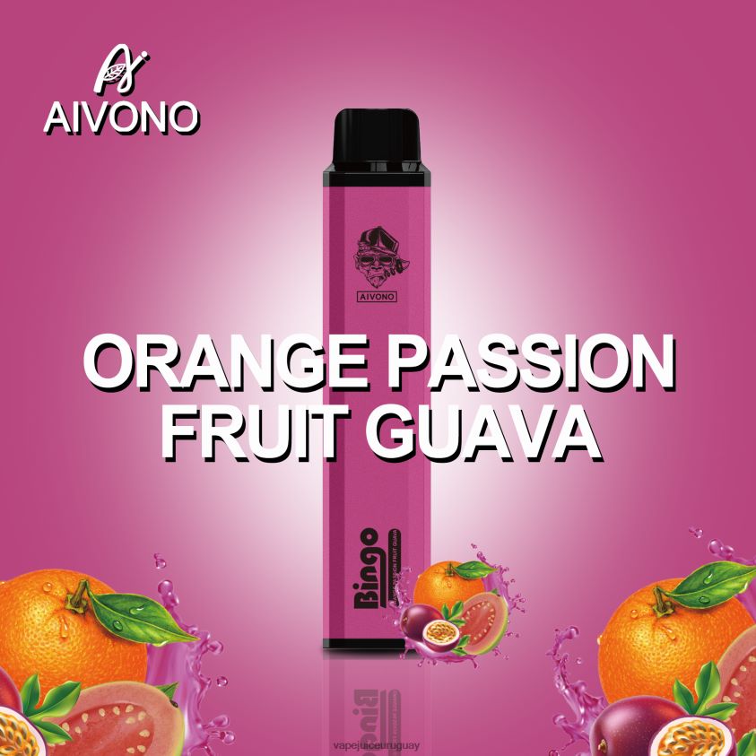 Aivono AIM BINGO 4000 guayaba naranja y maracuyá - D620ZZ132 Vape Desechable Uruguay
