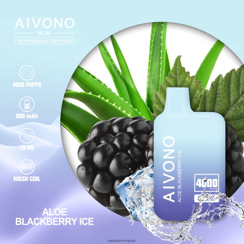 Aivono AIM BOXX 4000 hielo actual de aloe - D620ZZ228 Vape Desechable Uruguay