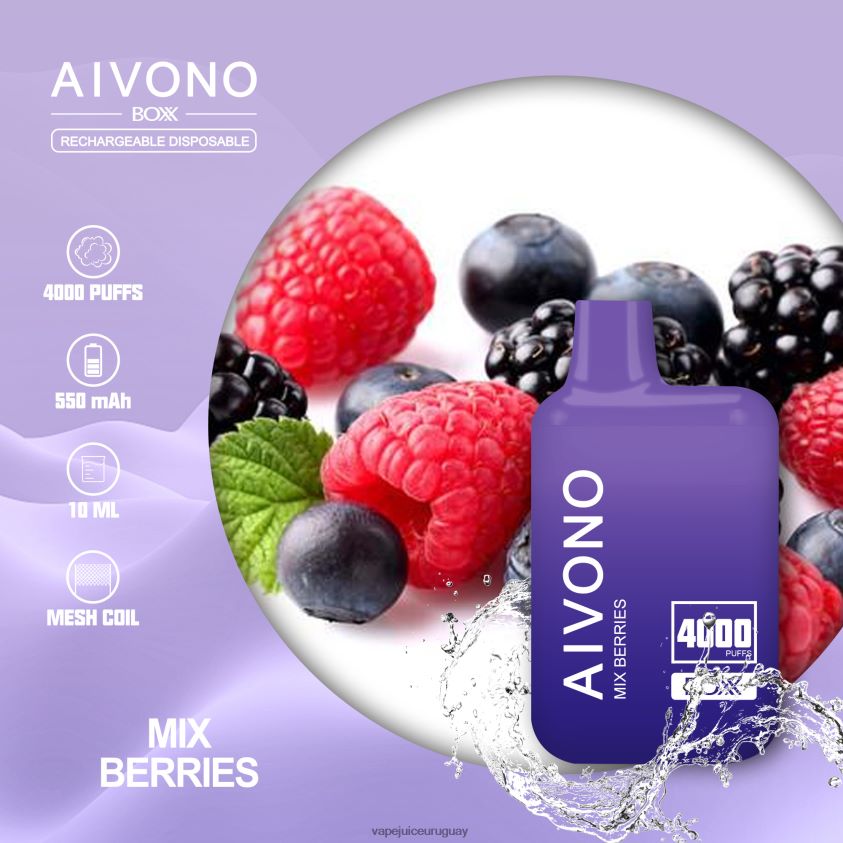 Aivono AIM BOXX 4000 mezclar bayas - D620ZZ215 Vape Recargable