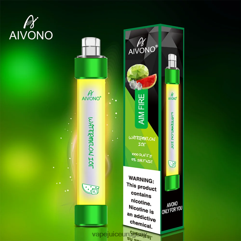 Aivono AIM FIRE 1000 hielo de sandia - D620ZZ333 Vape Desechable Uruguay