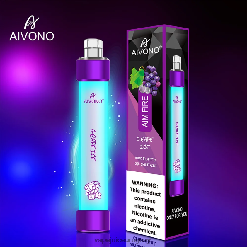 Aivono AIM FIRE 1000 hielo de uva - D620ZZ329 Vape Recargable