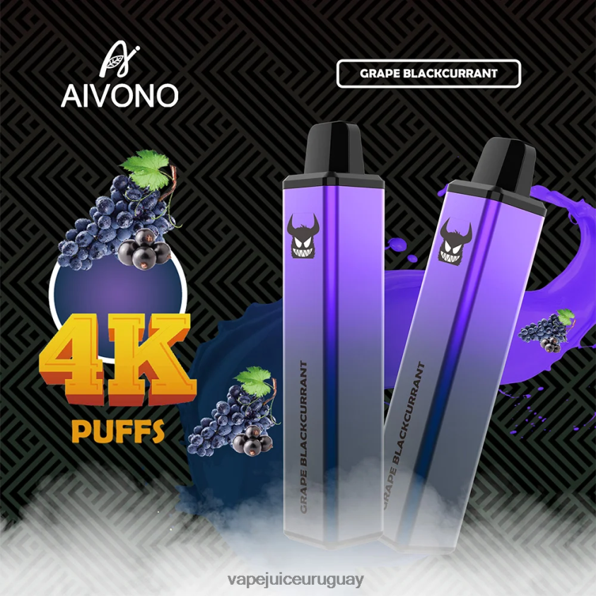Aivono AIM FREAK 4000 grosella negra de uva - D620ZZ259 Vape Uruguay