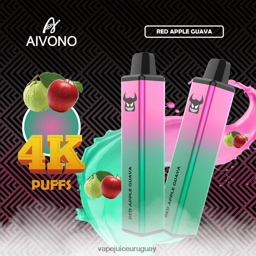 Aivono AIM FREAK 4000 guayaba manzana roja - D620ZZ257 Vape Recargable