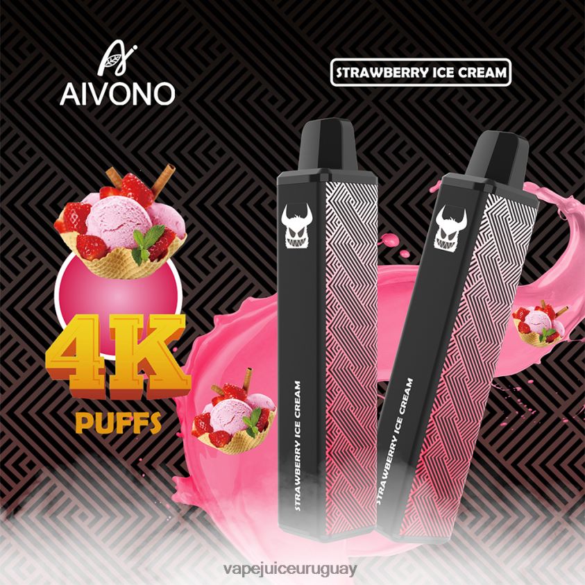 Aivono AIM FREAK 4000 helado de fresa - D620ZZ263 Vape Recargable
