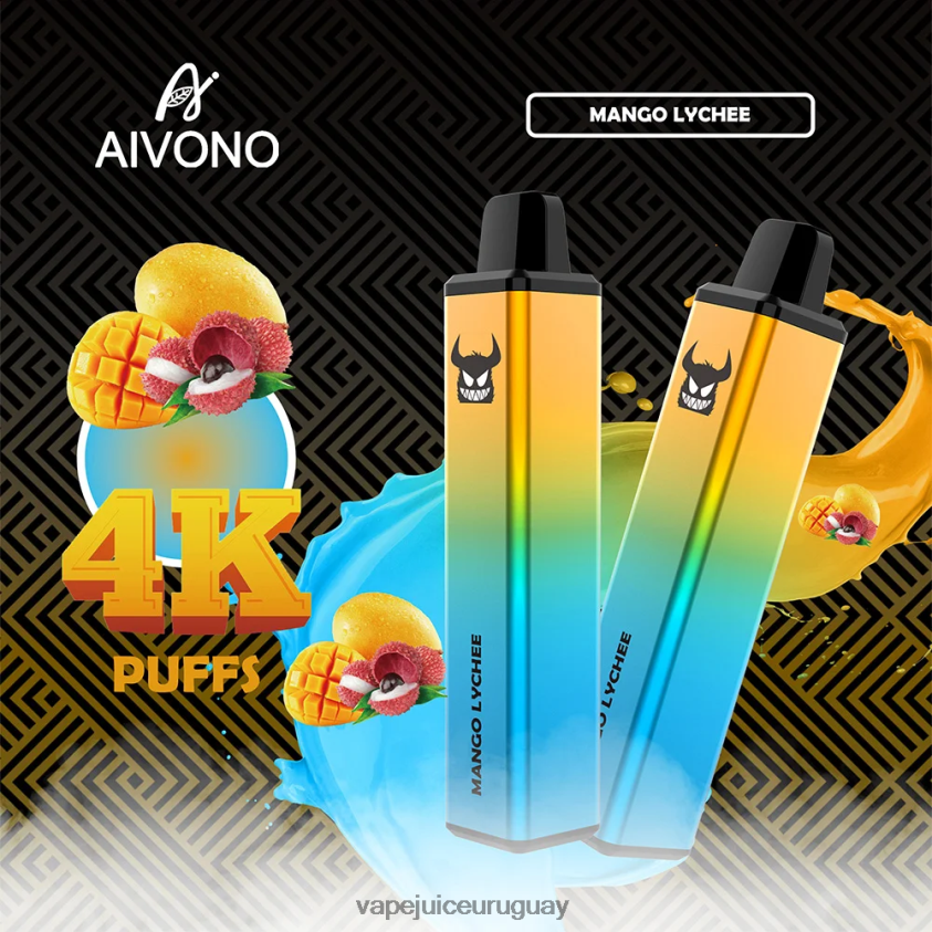 Aivono AIM FREAK 4000 lichi de mango - D620ZZ262 Vape Uruguay