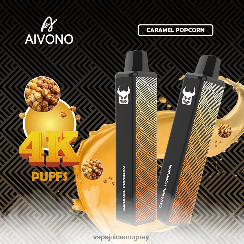 Aivono AIM FREAK 4000 palomitas de caramelo - D620ZZ261 Vape Desechable Uruguay