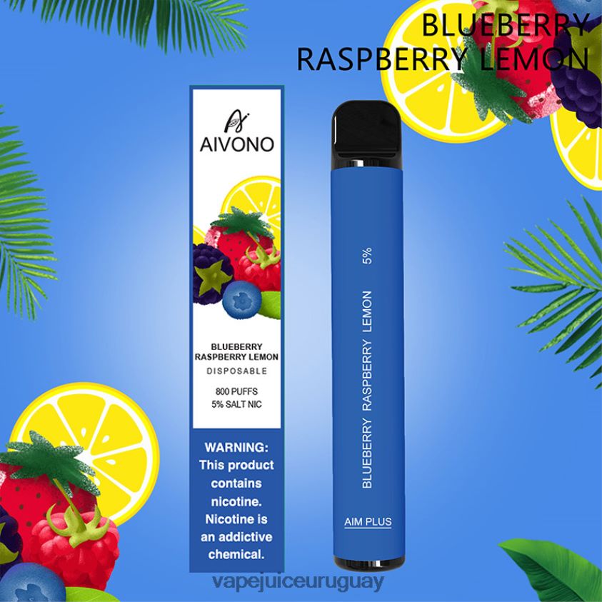 Aivono AIM PLUS 800 arándano frambuesa limón - D620ZZ173 Vape Recargable