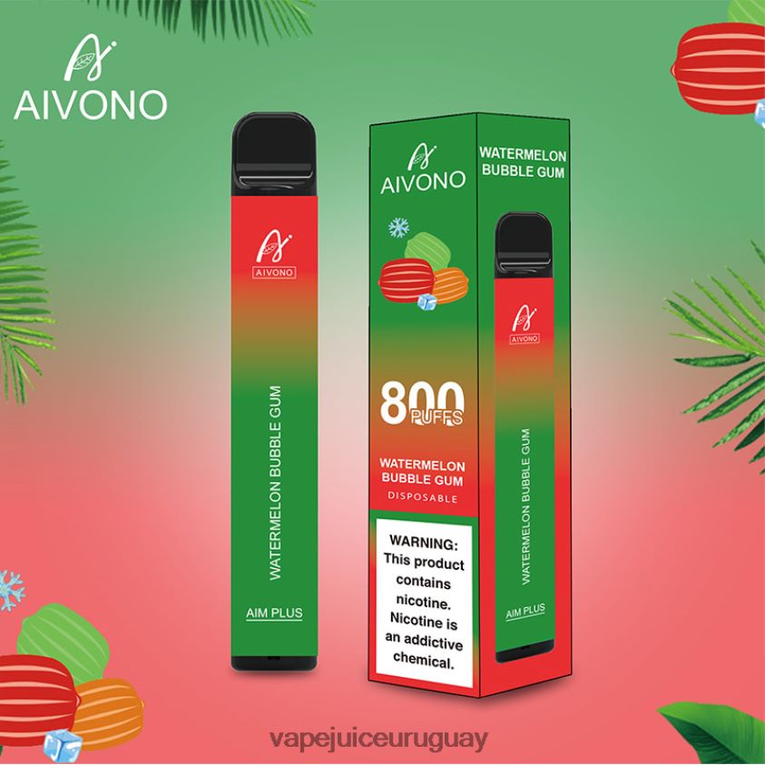 Aivono AIM PLUS 800 chicle de sandía - D620ZZ198 Vape Desechable Uruguay