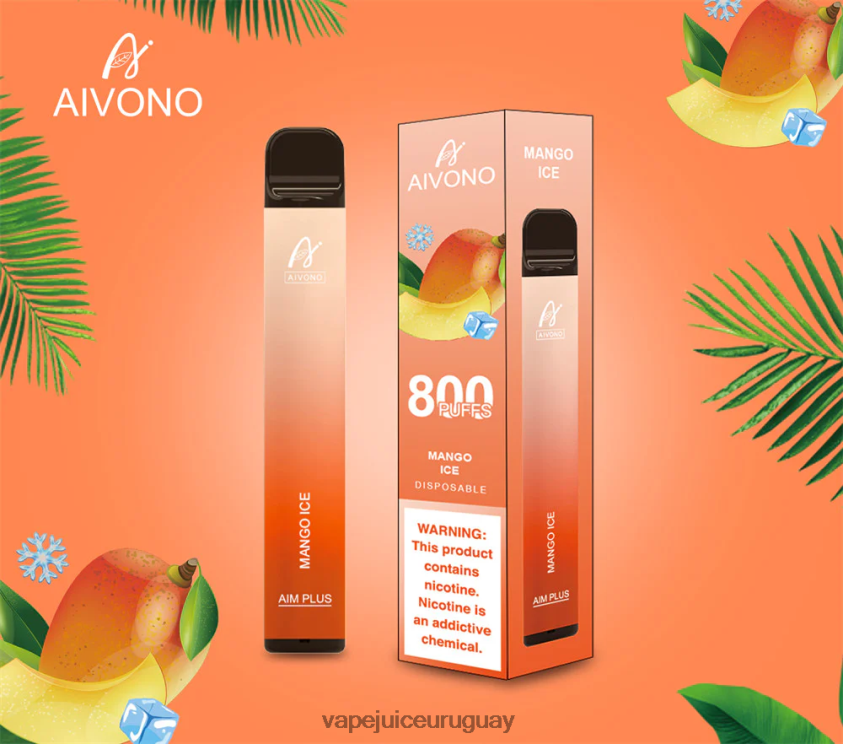 Aivono AIM PLUS 800 hielo de mango - D620ZZ184 Vape Uruguay