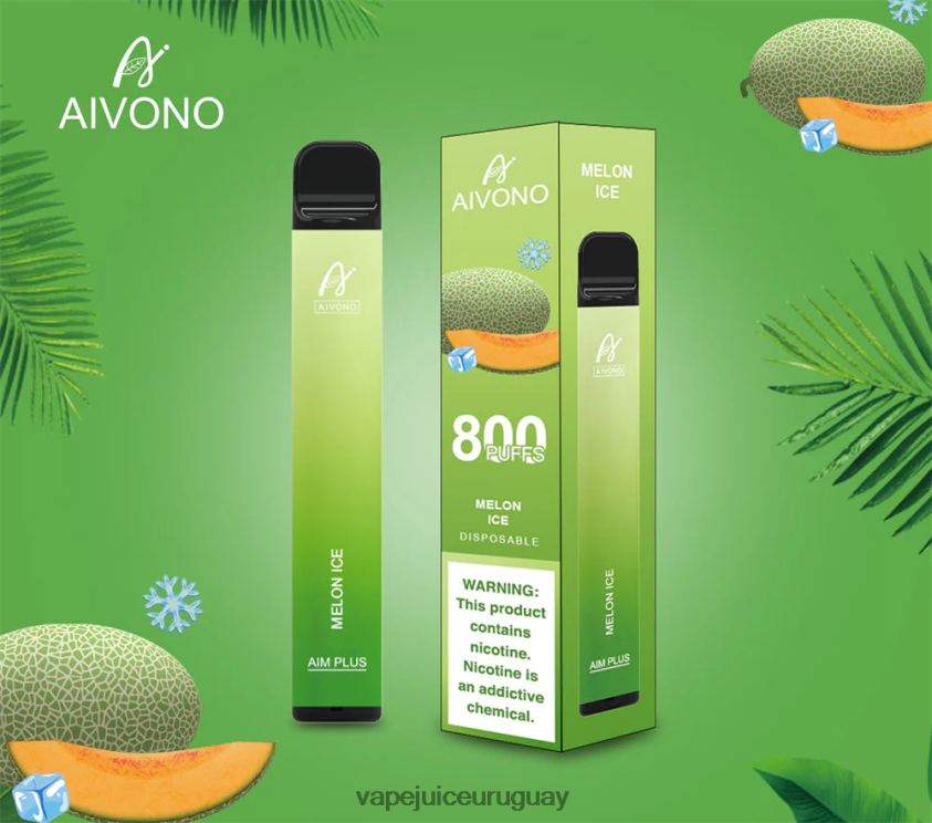 Aivono AIM PLUS 800 hielo de melón - D620ZZ187 Vape Uruguay
