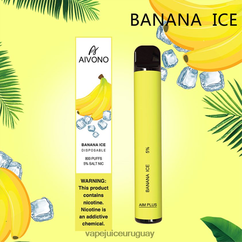 Aivono AIM PLUS 800 hielo de plátano - D620ZZ171 Vape Desechable Uruguay