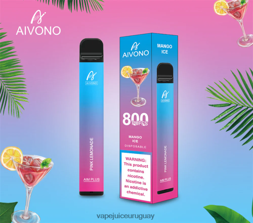 Aivono AIM PLUS 800 limonada rosa - D620ZZ191 Vape Recargable