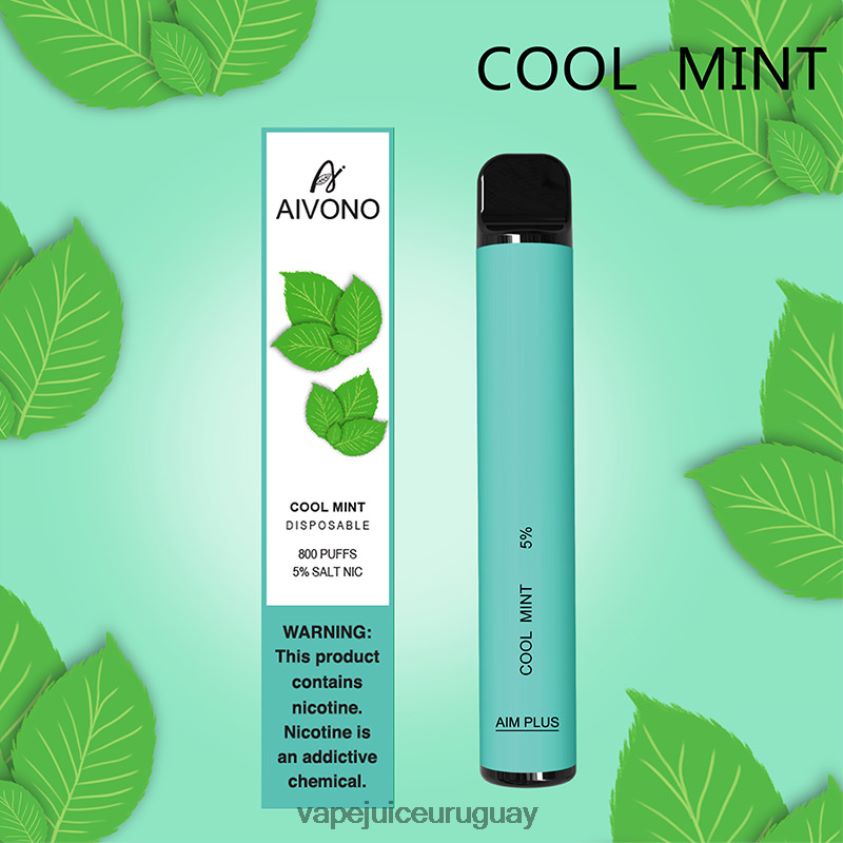 Aivono AIM PLUS 800 menta fresca - D620ZZ177 Vape Desechable Uruguay