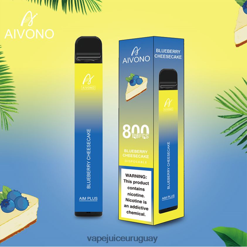 Aivono AIM PLUS 800 tarta de queso con arándanos - D620ZZ174 Vape Desechable Uruguay