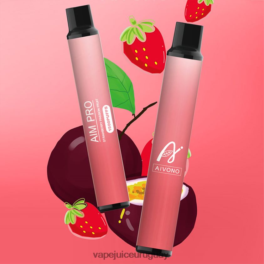 Aivono AIM PRO 1500 fruta de la pasión fresa - D620ZZ162 Vape Desechable Uruguay