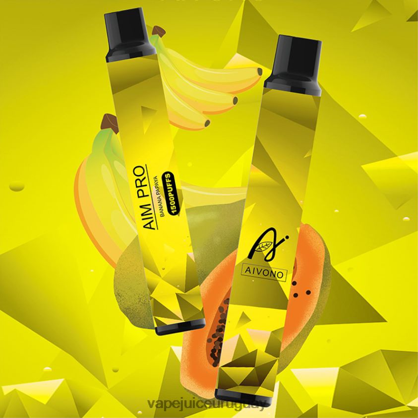 Aivono AIM PRO 1500 plátano papaya - D620ZZ169 Vape Uruguay