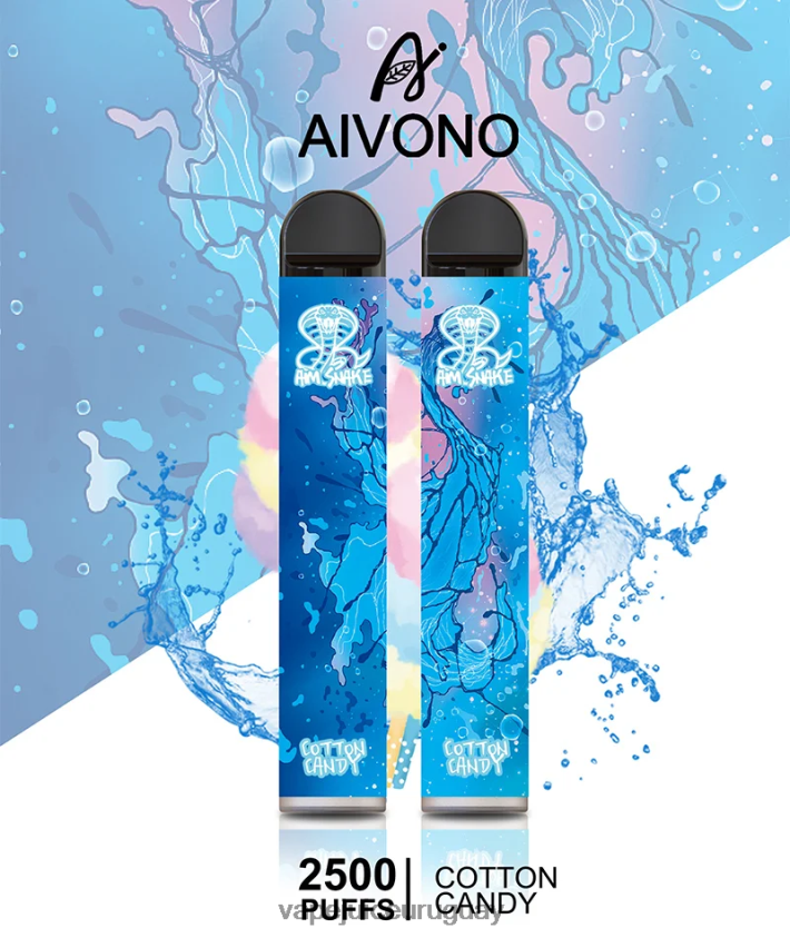 Aivono AIM SNAKE 2500 algodon de azucar - D620ZZ303 Vape Desechable Uruguay