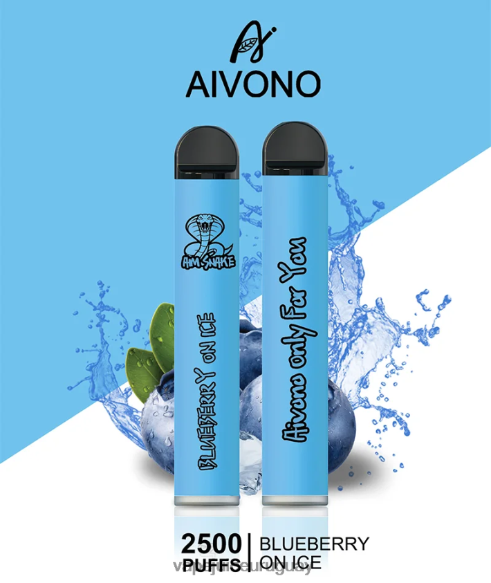Aivono AIM SNAKE 2500 arándano en hielo - D620ZZ299 Vape Recargable