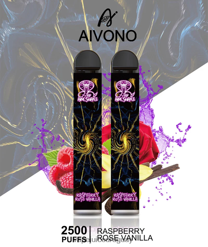 Aivono AIM SNAKE 2500 frambuesa rosa vainilla - D620ZZ317 Vape Recargable