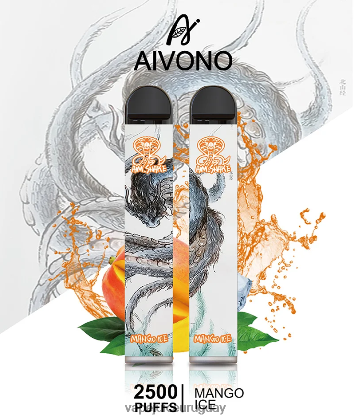 Aivono AIM SNAKE 2500 hielo de mango - D620ZZ313 Vape Uruguay