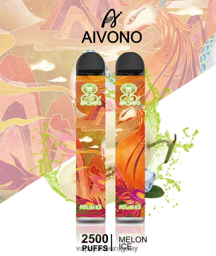 Aivono AIM SNAKE 2500 hielo de melón - D620ZZ311 Vape Recargable