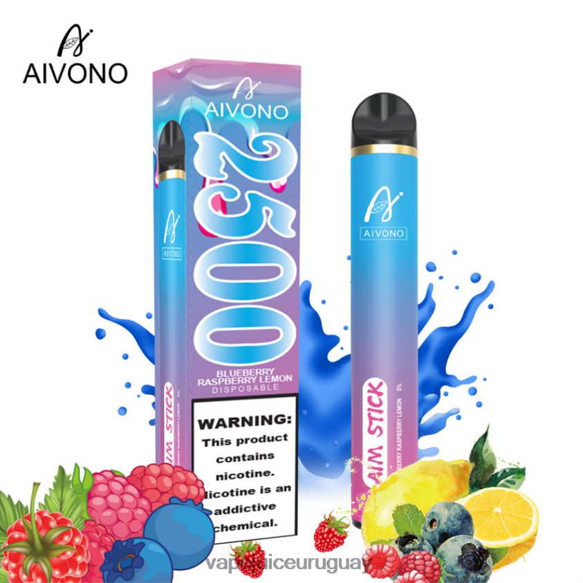 Aivono AIM STICK 2500 arándano frambuesa limón - D620ZZ154 Vape Uruguay