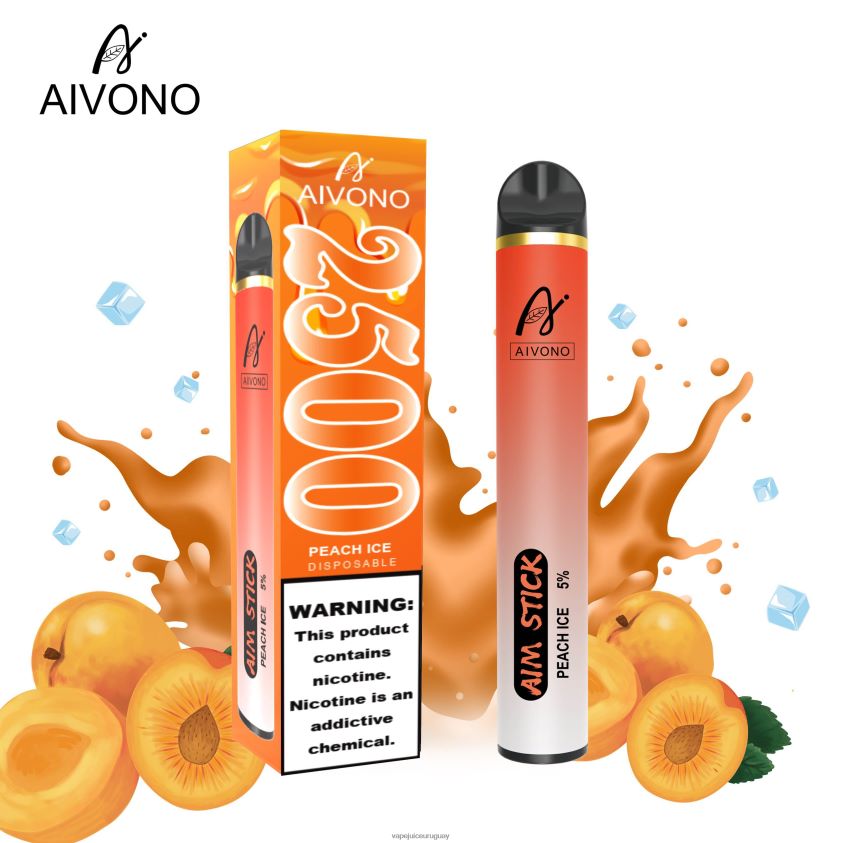 Aivono AIM STICK 2500 hielo de durazno - D620ZZ144 Vape Desechable Uruguay