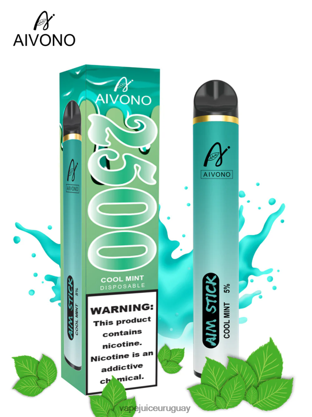 Aivono AIM STICK 2500 menta fresca - D620ZZ159 Vape Desechable Uruguay